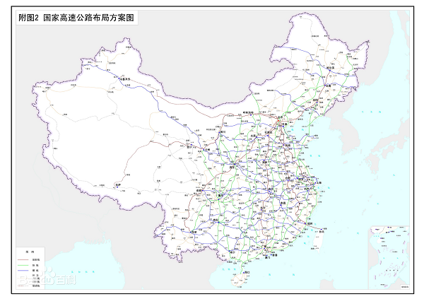 我国的高速公路大全，驾驶再也不会跑错道了