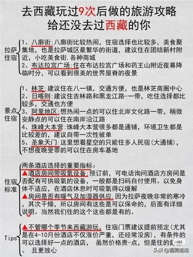 想去西藏的朋友收藏吧