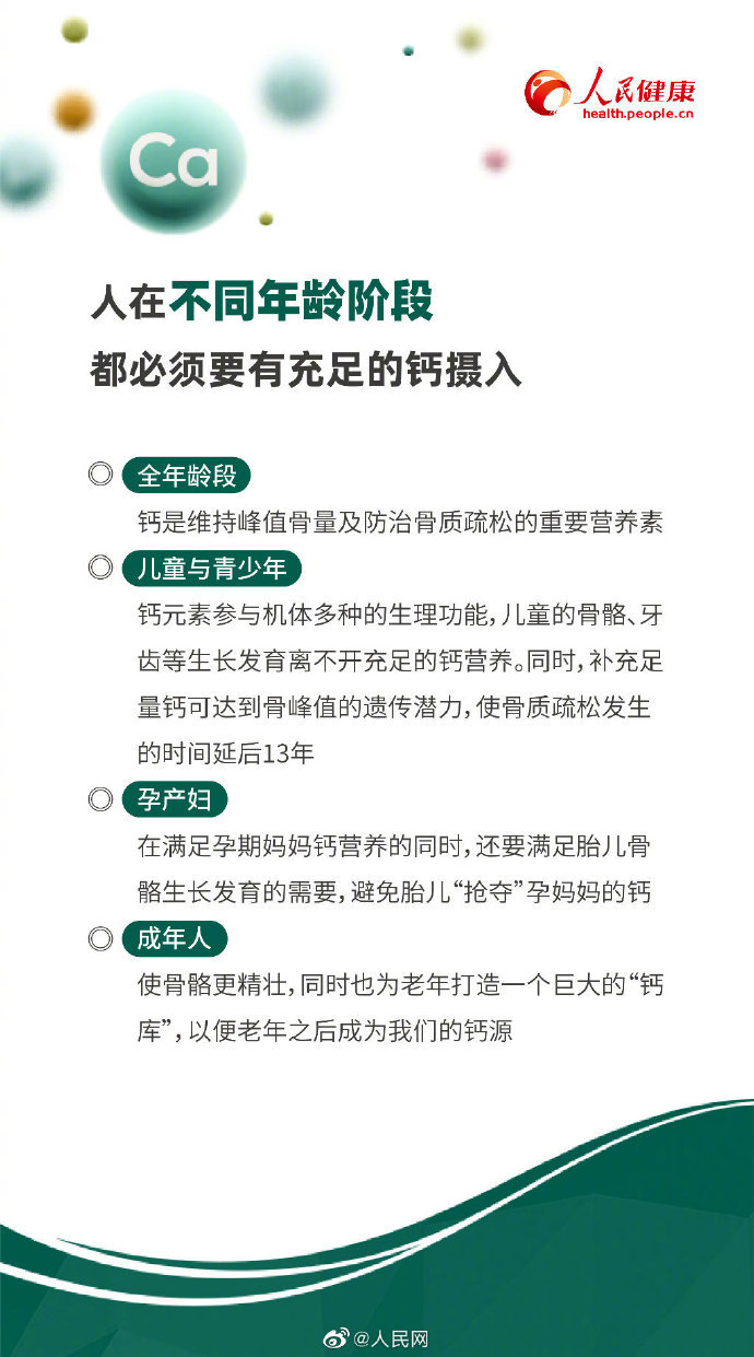 一瓶钙全家补？教你正确补钙