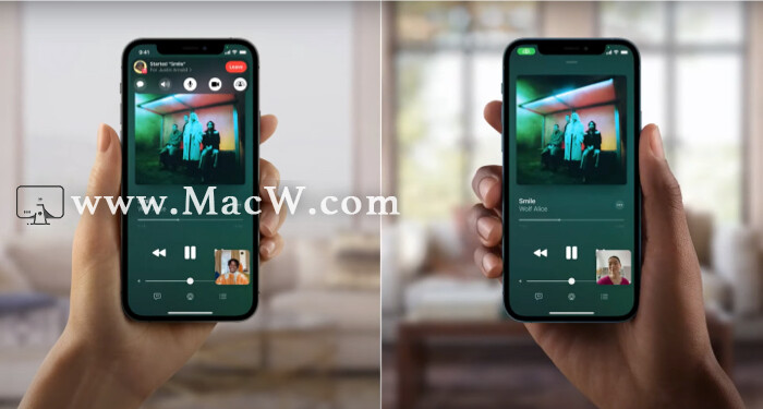 iPhone 如何使用FaceTime中的 SharePlay功能