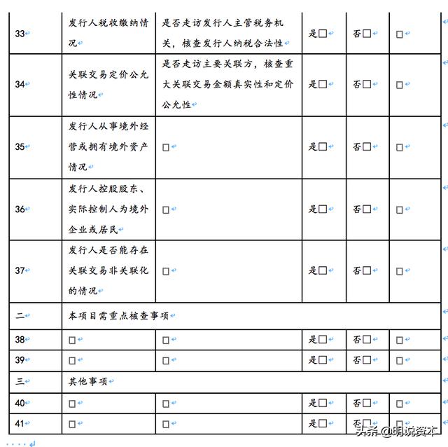 「明说资本」尽职调查究竟调查什么