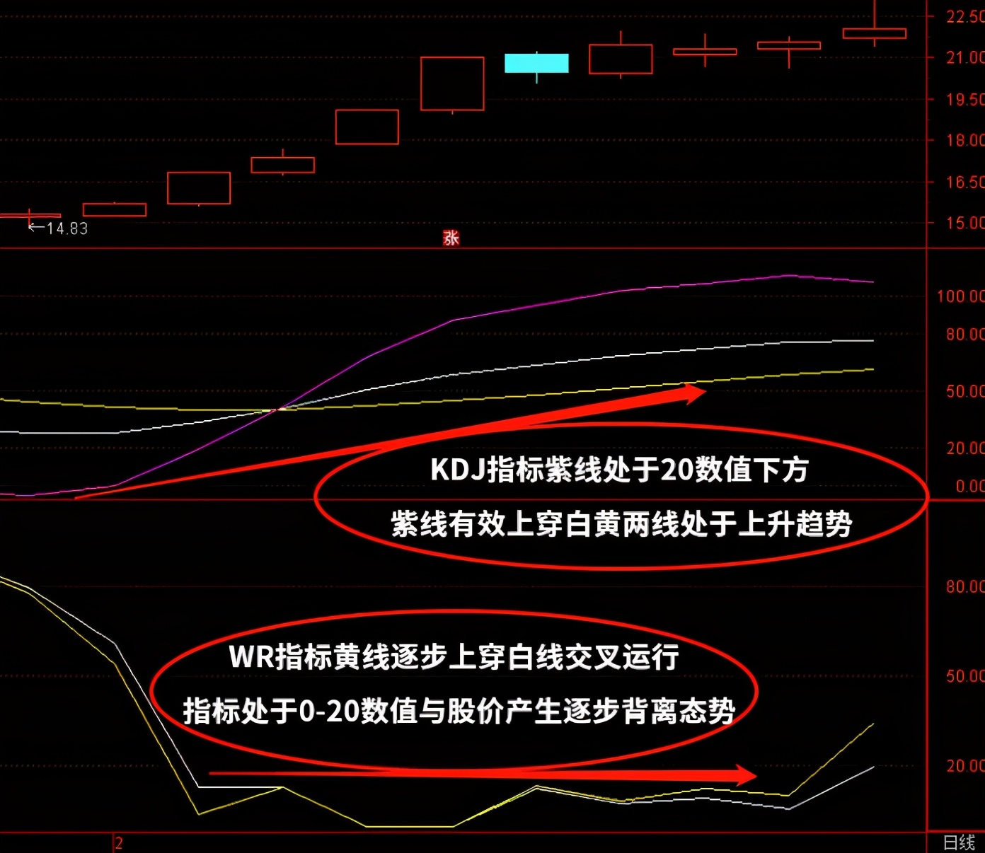 KDJ+WR短线指标组合应用示范