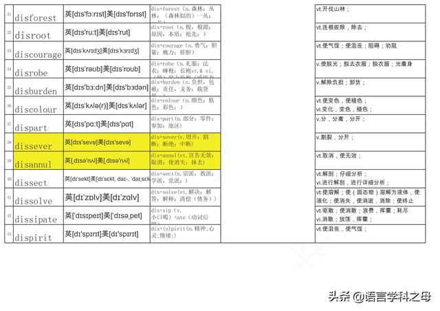 43个dis前缀单词可以一次性记下