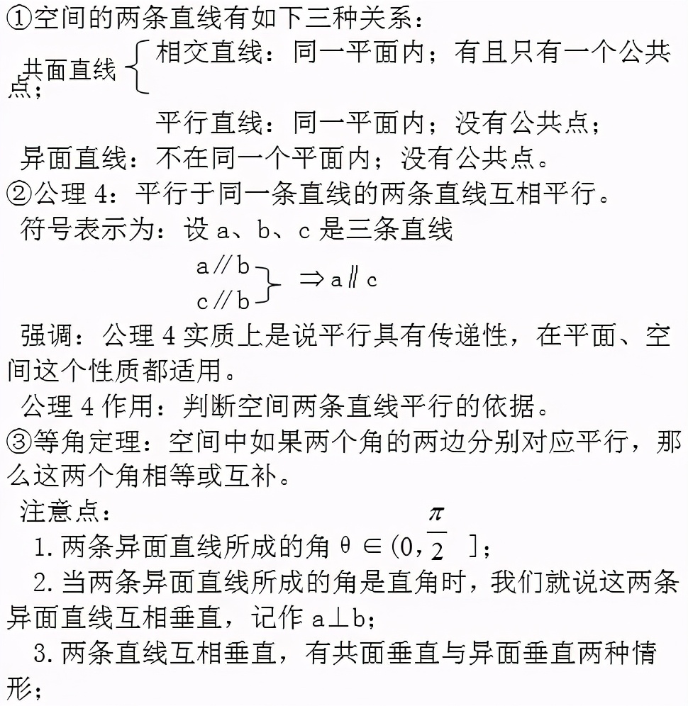 高中数学公式大全(必备版)