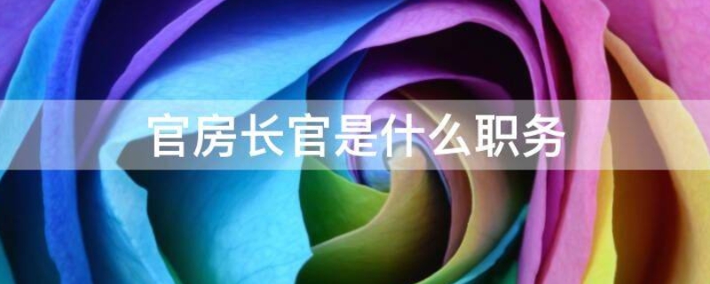 官房长官是什么职务