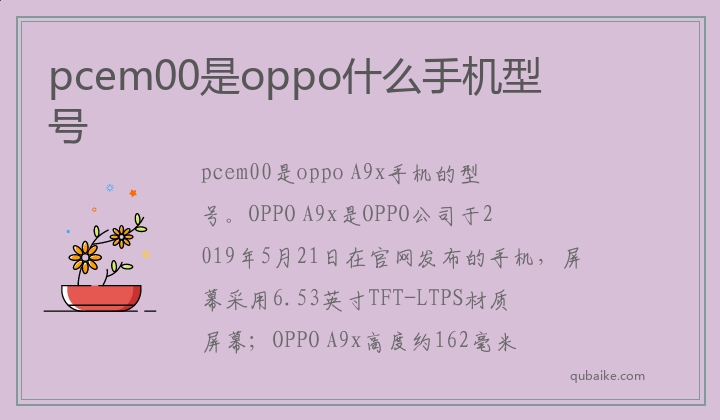 pcem00是oppo什么手机型号