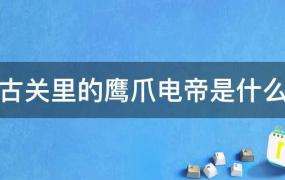 精绝古关里的鹰爪电帝是什么游戏