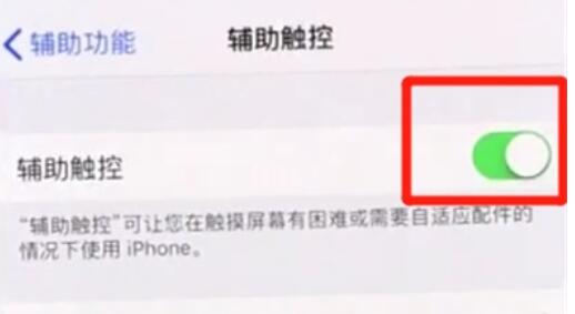 iPhone11pro max开启悬浮球的操作步骤截图