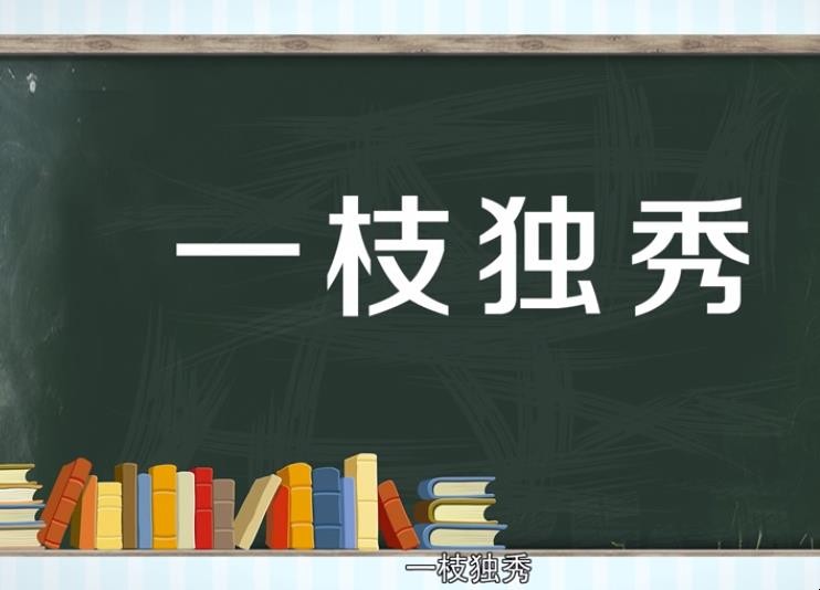 一枝独秀什么意思