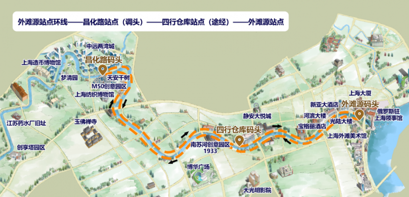 苏州河线路图 5条新航线即将开通