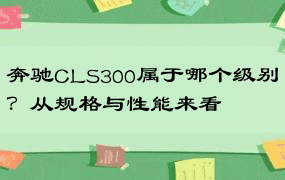 奔驰CLS300属于哪个级别？从规格与性能来看