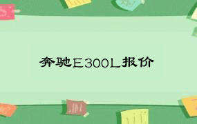 奔驰E300L报价