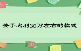 关于宾利30万左右的款式