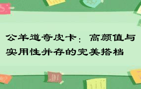 公羊道奇皮卡：高颜值与实用性并存的完美搭档