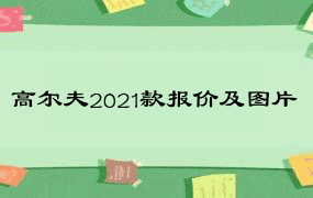 高尔夫2021款报价及图片