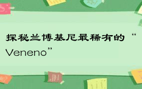 探秘兰博基尼最稀有的“Veneno”