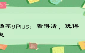 畅享9Plus：看得清，玩得爽