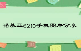 诺基亚6210手机图片分享