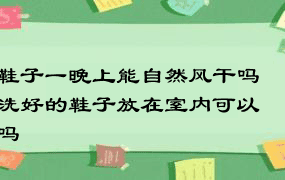 鞋子一晚上能自然风干吗 洗好的鞋子放在室内可以吗